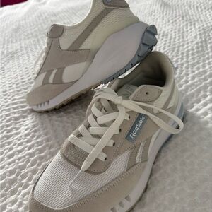 Reebok Chalk and White Comfort Sneakers